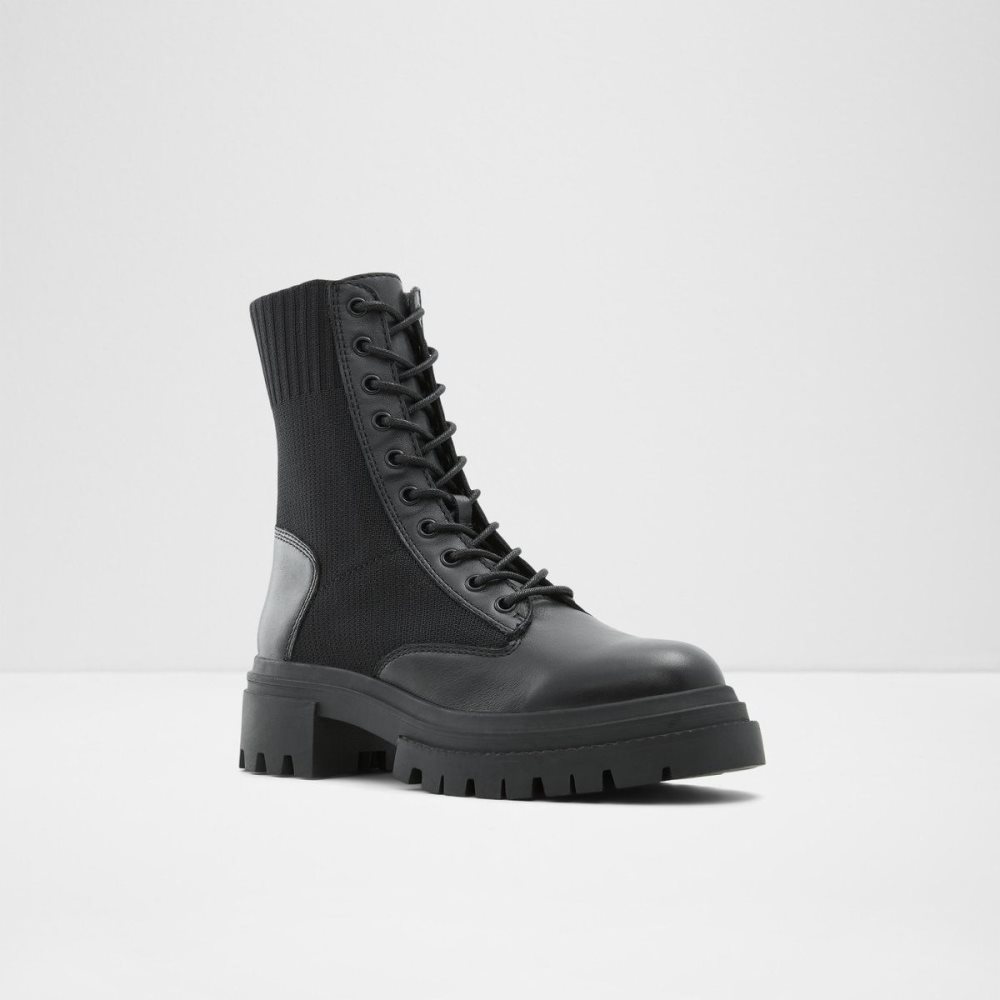 Aldo Reflow Combat boots - Lug sole Savaş botları Kadın Siyah | FMVU58320