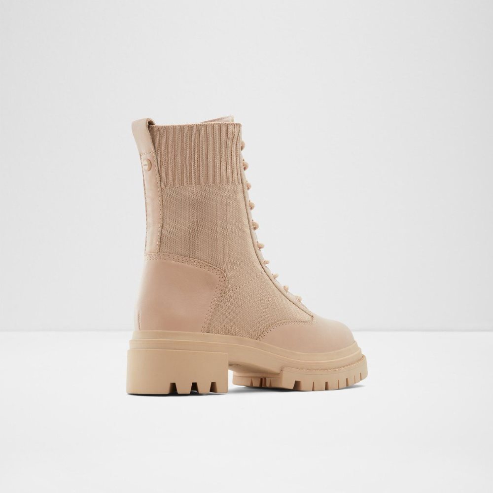 Aldo Reflow-w Combat ankle boot - Lug sole Savaş botları Kadın Bej Rengi | XHJM95248