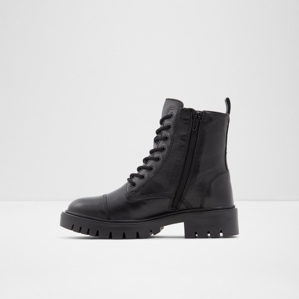 Aldo Reilly Lace up boot - Block heel Savaş botları Kadın Siyah | NAUF17360