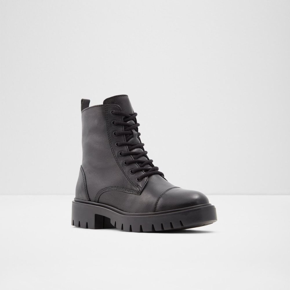 Aldo Reilly Lace up boot - Block heel Savaş botları Kadın Siyah | NAUF17360