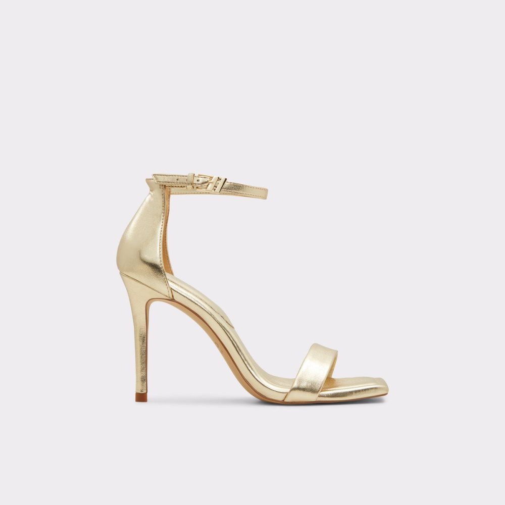 Aldo Renza Ankle strap heeled sandal - Stiletto heel Topuklu Ayakkabılar Kadın Altın | AMHG35472