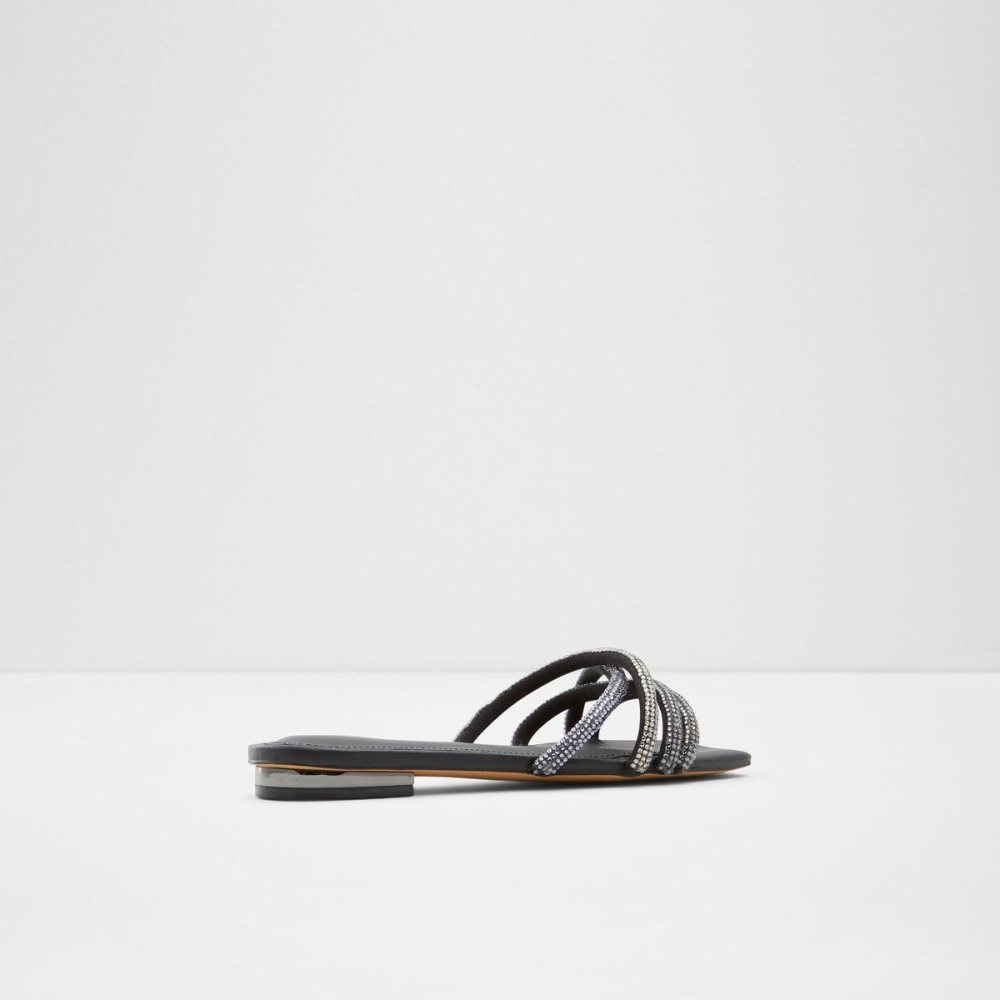 Aldo Rossie Slide sandal Sandalet Kadın Siyah | SHWZ89374