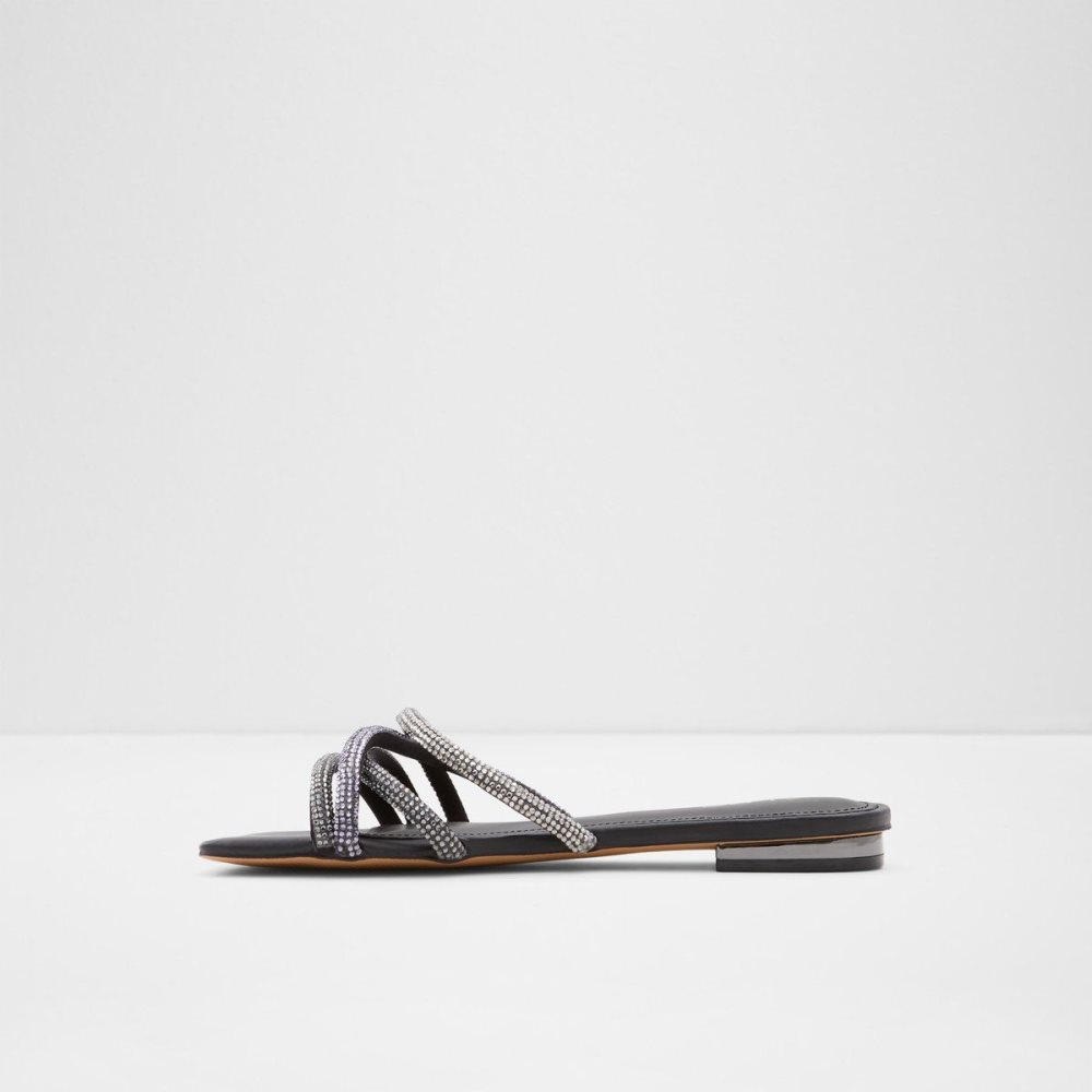 Aldo Rossie Slide sandal Sandalet Kadın Siyah | SHWZ89374