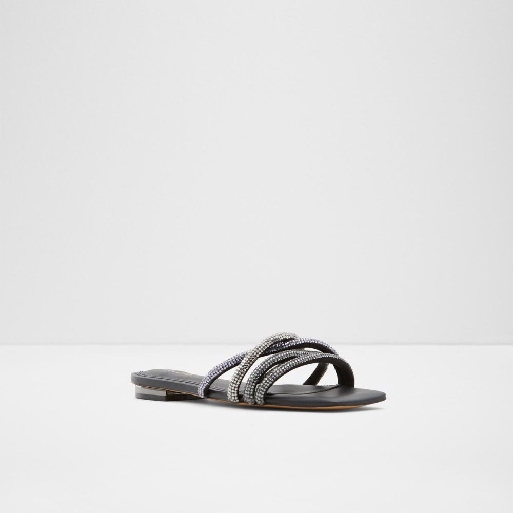 Aldo Rossie Slide sandal Sandalet Kadın Siyah | SHWZ89374