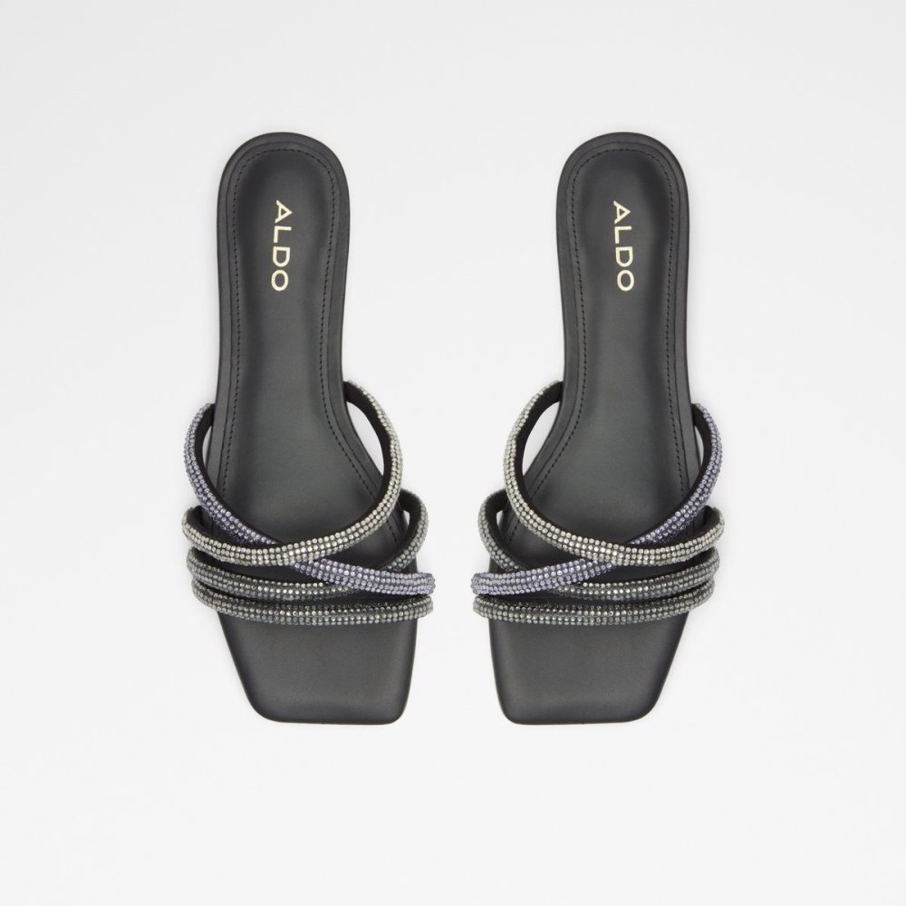 Aldo Rossie Slide sandal Sandalet Kadın Siyah | SHWZ89374