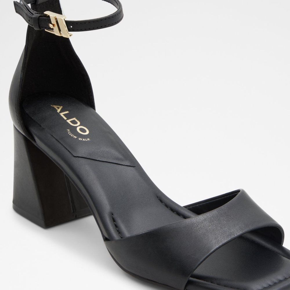 Aldo Safdie Ankle strap heeled sandal Topuklu Ayakkabılar Kadın Siyah | LZOH74621