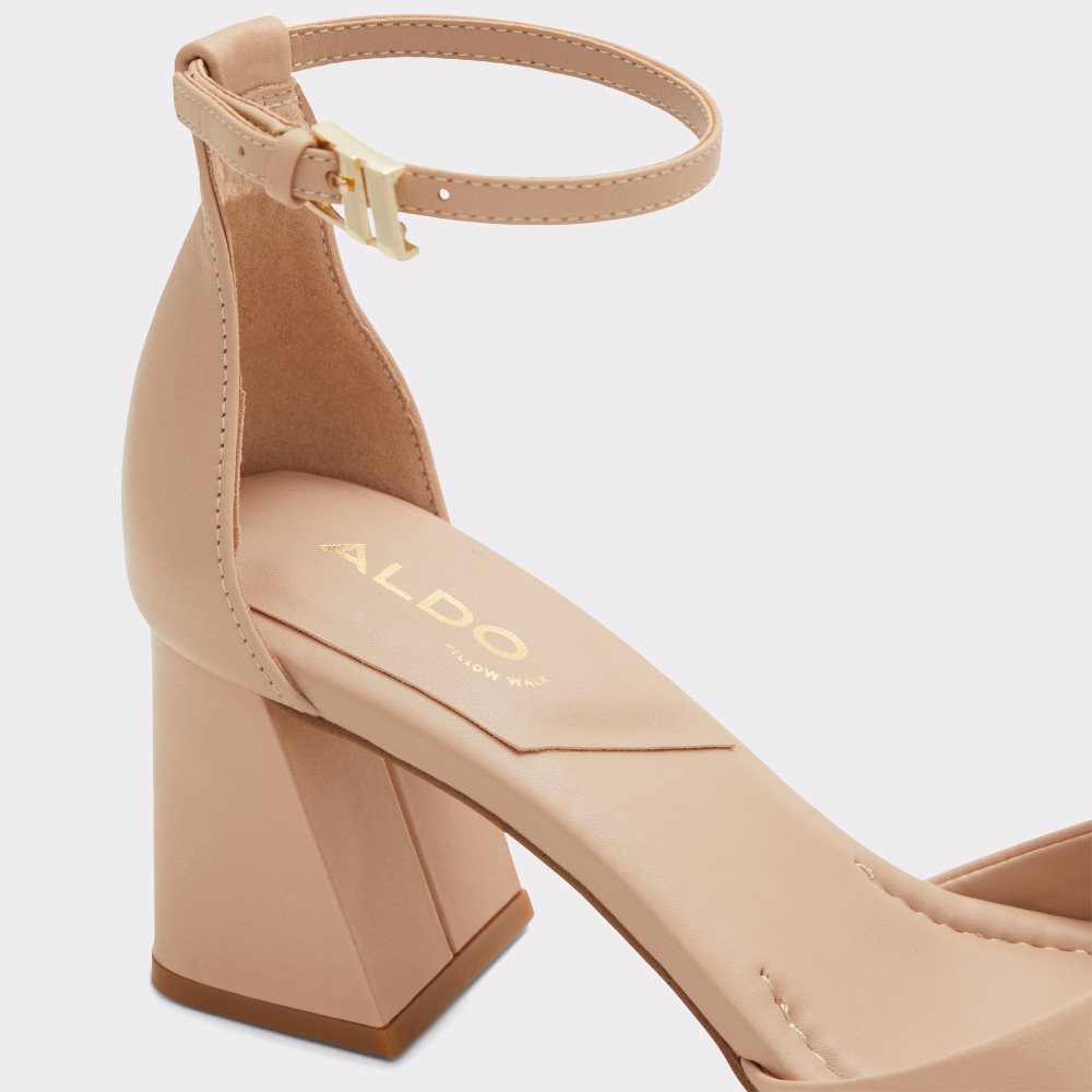 Aldo Safdie Ankle strap heeled sandal Topuklu Ayakkabılar Kadın Bej Rengi | BMCA68457