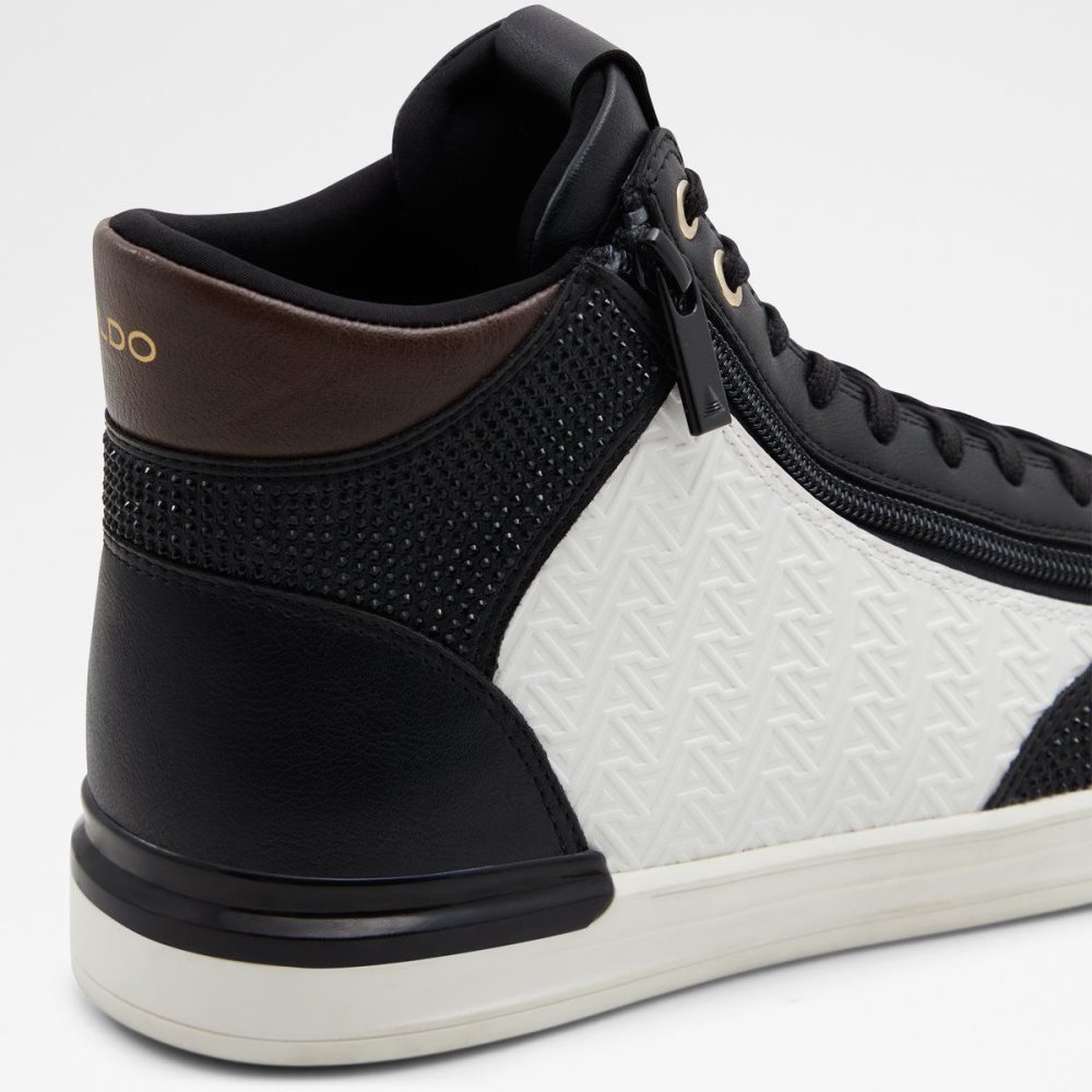 Aldo Sauerbergg High top sneaker - Cup sole Spor Ayakkabı Erkek Siyah | PHSD37691