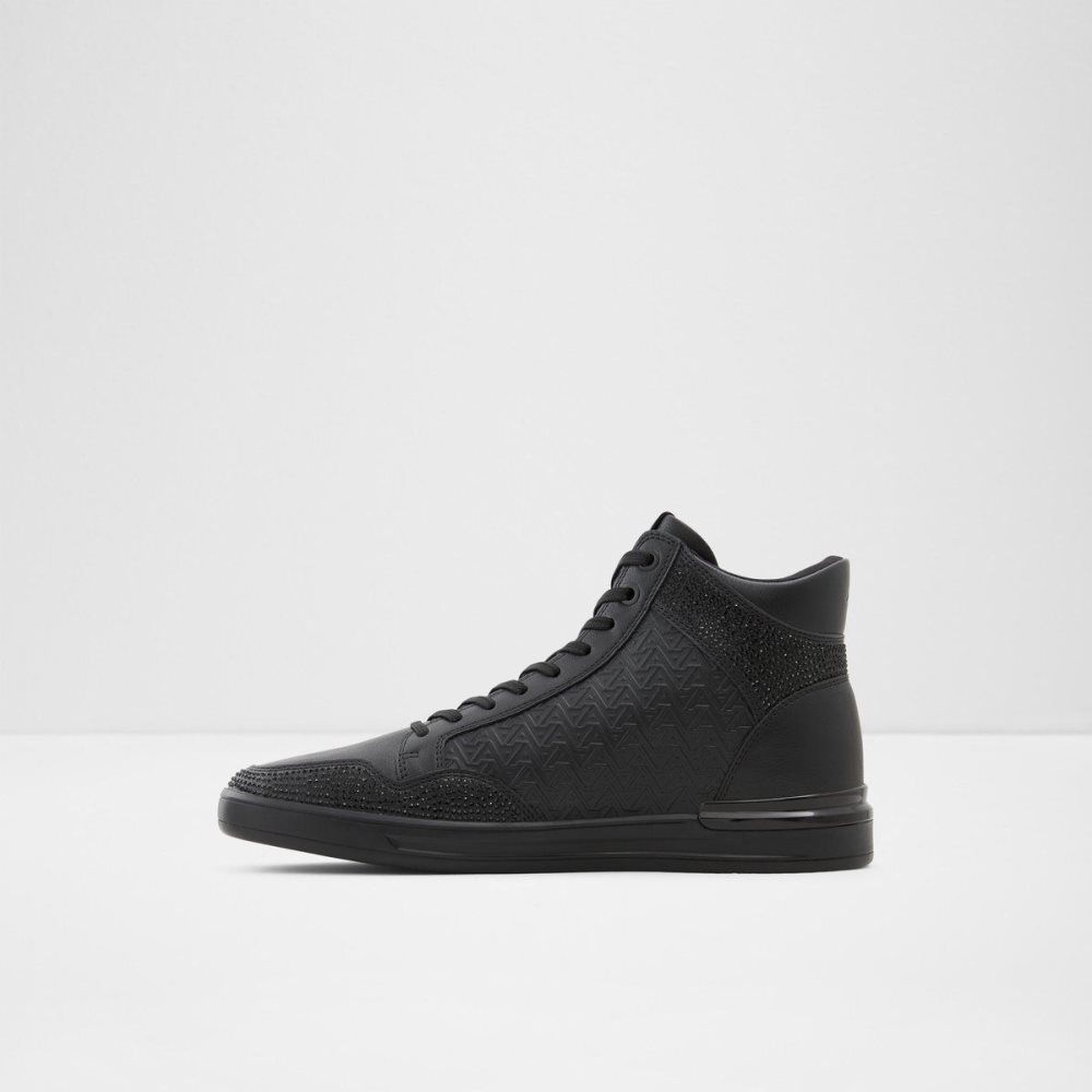 Aldo Sauerbergg High top sneaker - Cup sole Spor Ayakkabı Erkek Siyah | RQBG03987