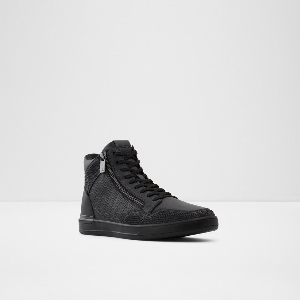 Aldo Sauerbergg High top sneaker - Cup sole Spor Ayakkabı Erkek Siyah | RQBG03987