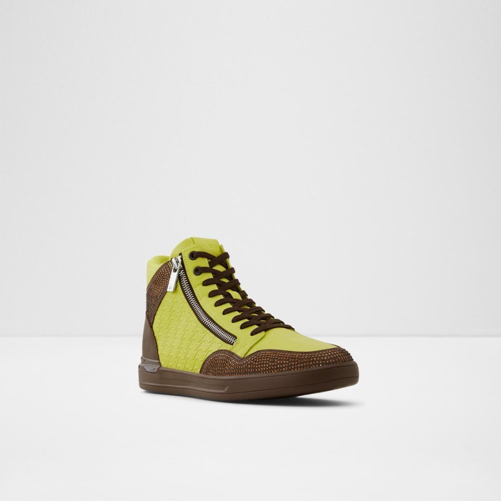 Aldo Sauerbergg High top sneaker - Cup sole Spor Ayakkabı Erkek Açık Yeşil | HERL41965