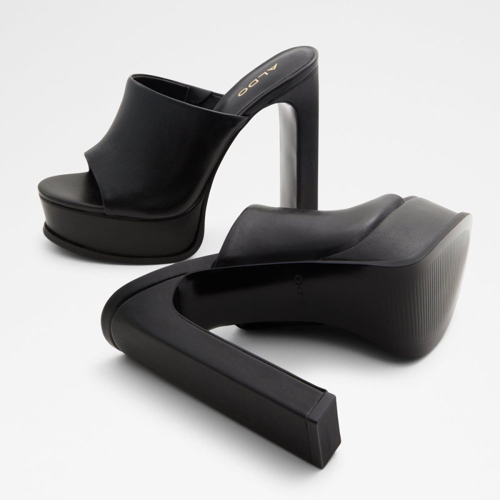 Aldo Savilla Heeled mule - Plateforme Perfect Pairings Kadın Siyah | BJZN78326