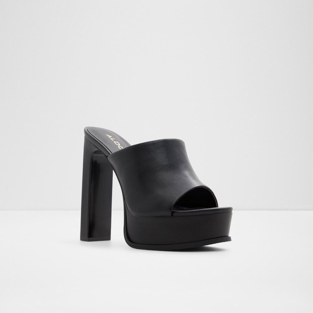 Aldo Savilla Heeled mule - Plateforme Perfect Pairings Kadın Siyah | BJZN78326