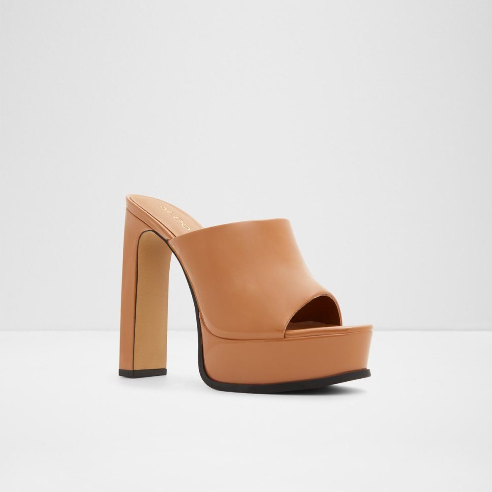 Aldo Savilla Heeled mule - Plateforme Perfect Pairings Kadın Koyu Bej Rengi | YOSF02138