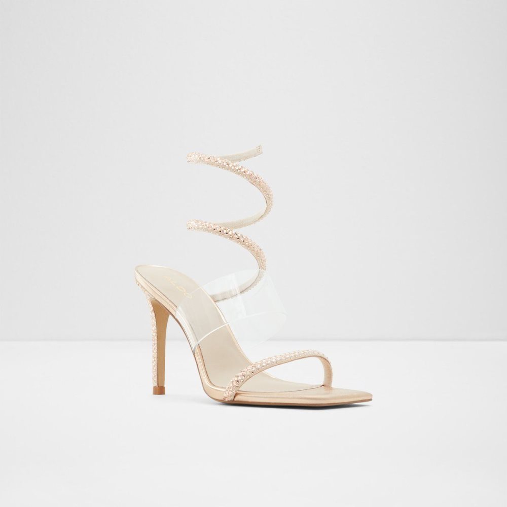 Aldo Selima High heel sandal - Stiletto heel Sandalet Kadın Pembe Altın | RIZY03684