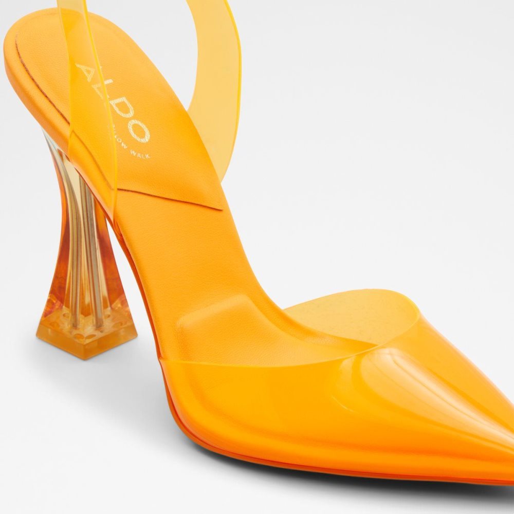 Aldo Solanti Sling back high heel Blok Topuklu Ayakkabı Kadın Açık Turuncu | QFGK54691