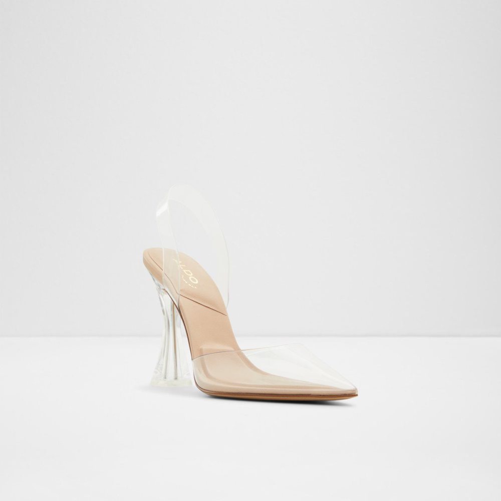 Aldo Solanti Sling back high heel Perfect Pairings Kadın Bej Rengi | MONE74231