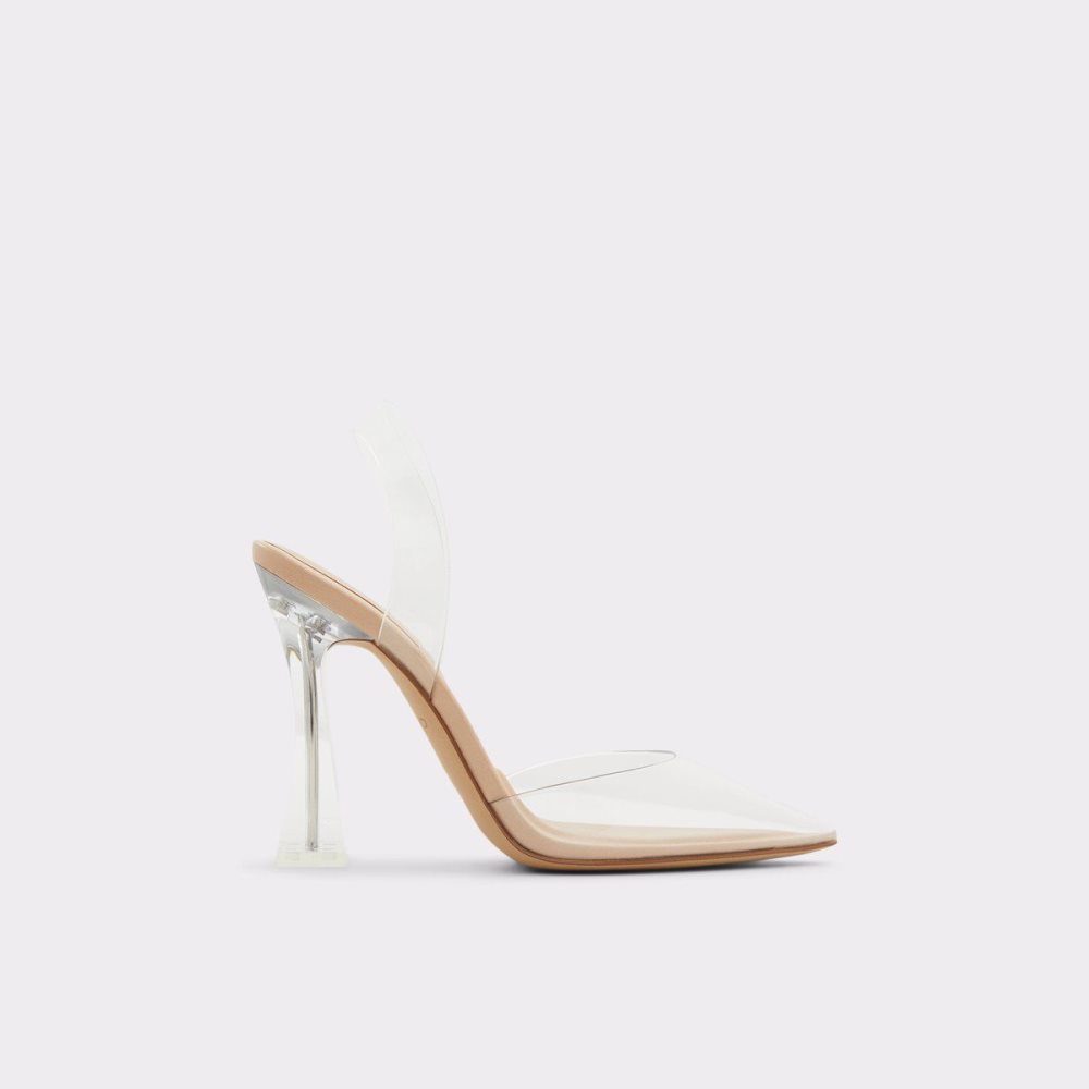 Aldo Solanti Sling back high heel Perfect Pairings Kadın Bej Rengi | MONE74231