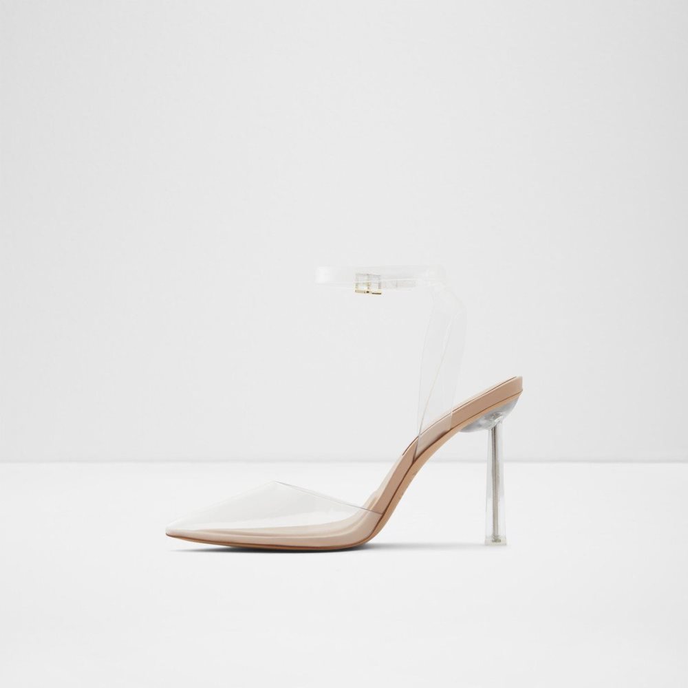 Aldo Solara Strappy heeled sandal - Stiletto heel Topuklu Ayakkabılar Kadın Clear | HQDT04892