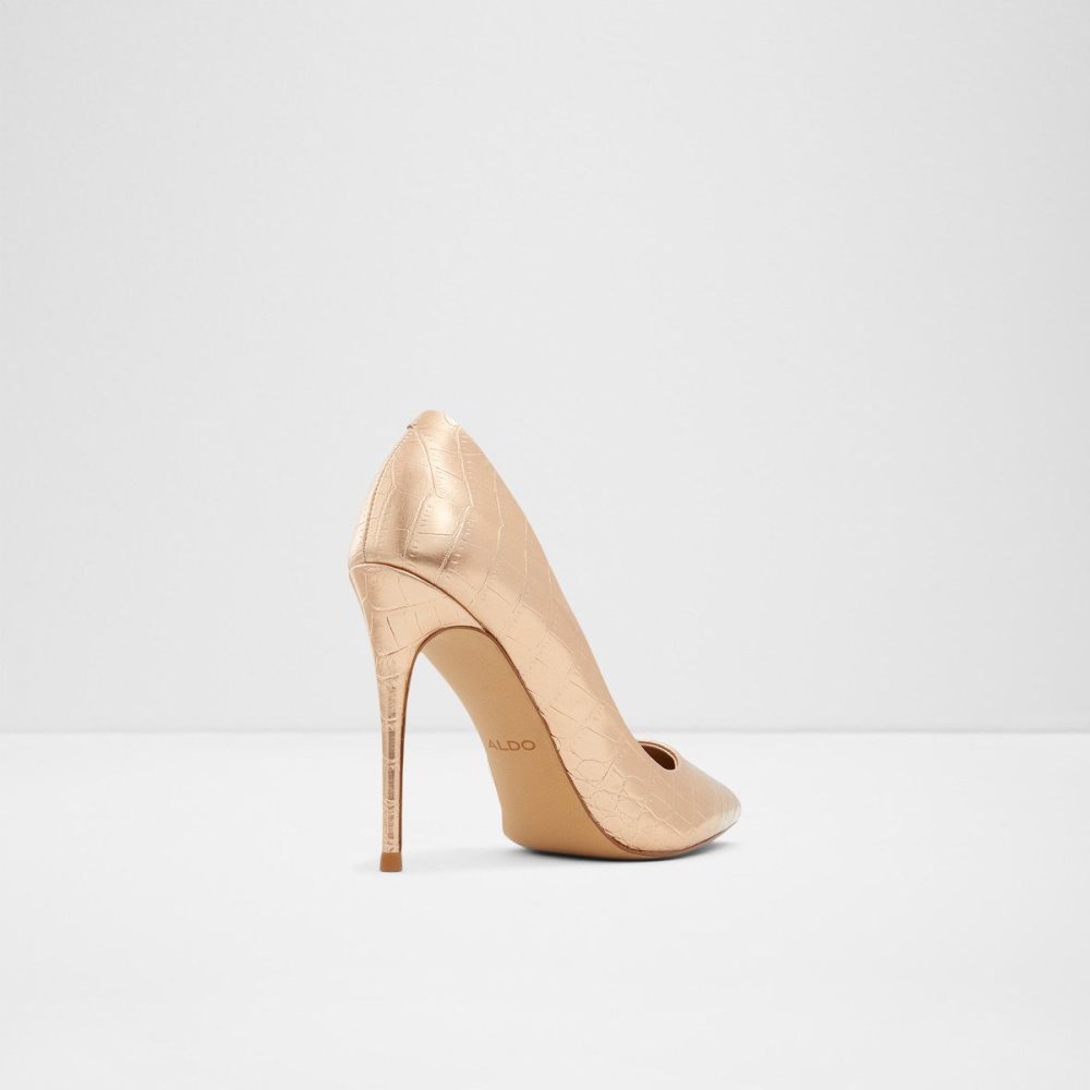 Aldo Stessy_ High heel shoe - Stiletto heel Topuklu Ayakkabılar Kadın Pembe Altın | CFDU26089