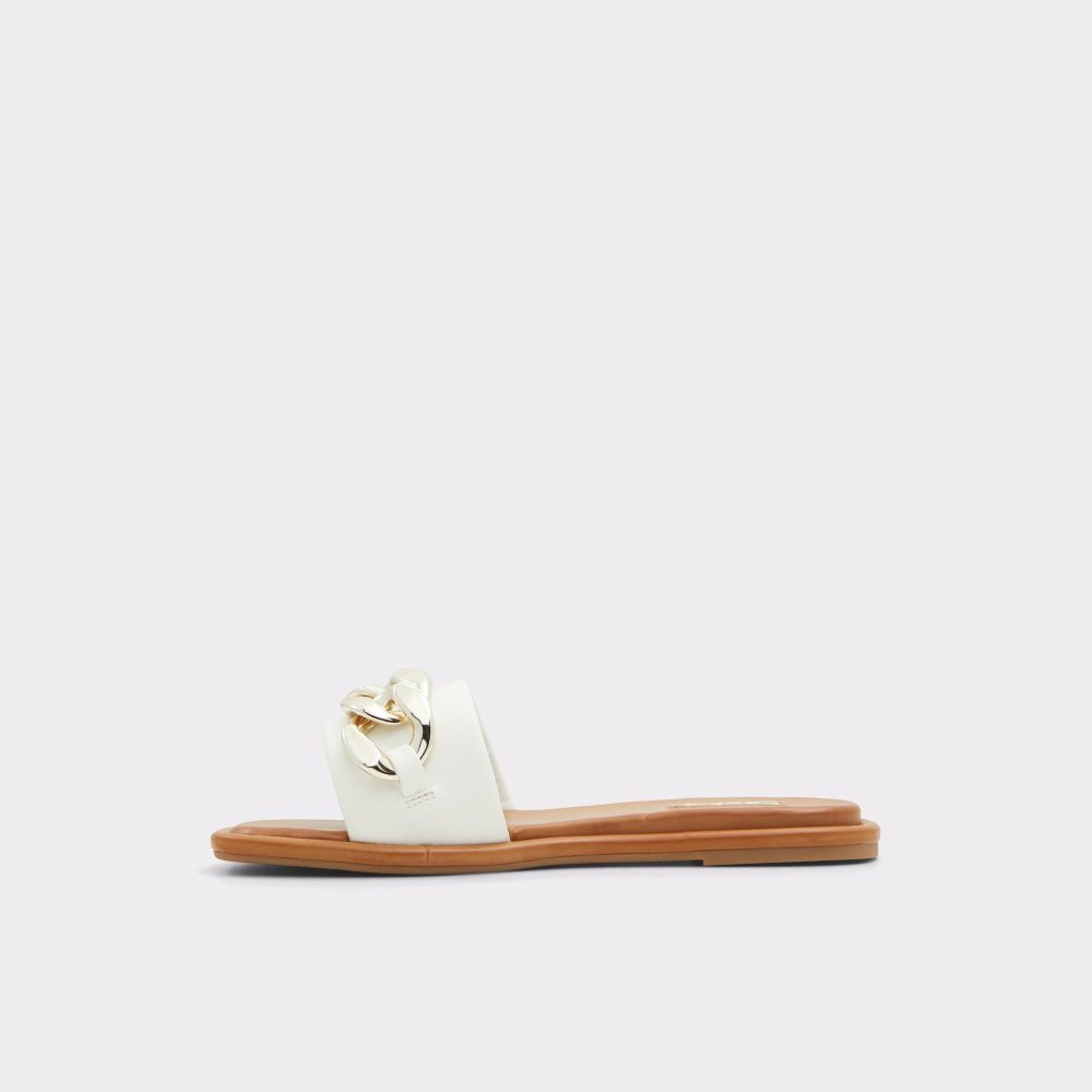 Aldo Sydling Slide sandal Sandalet Kadın Beyaz | UEJV23910