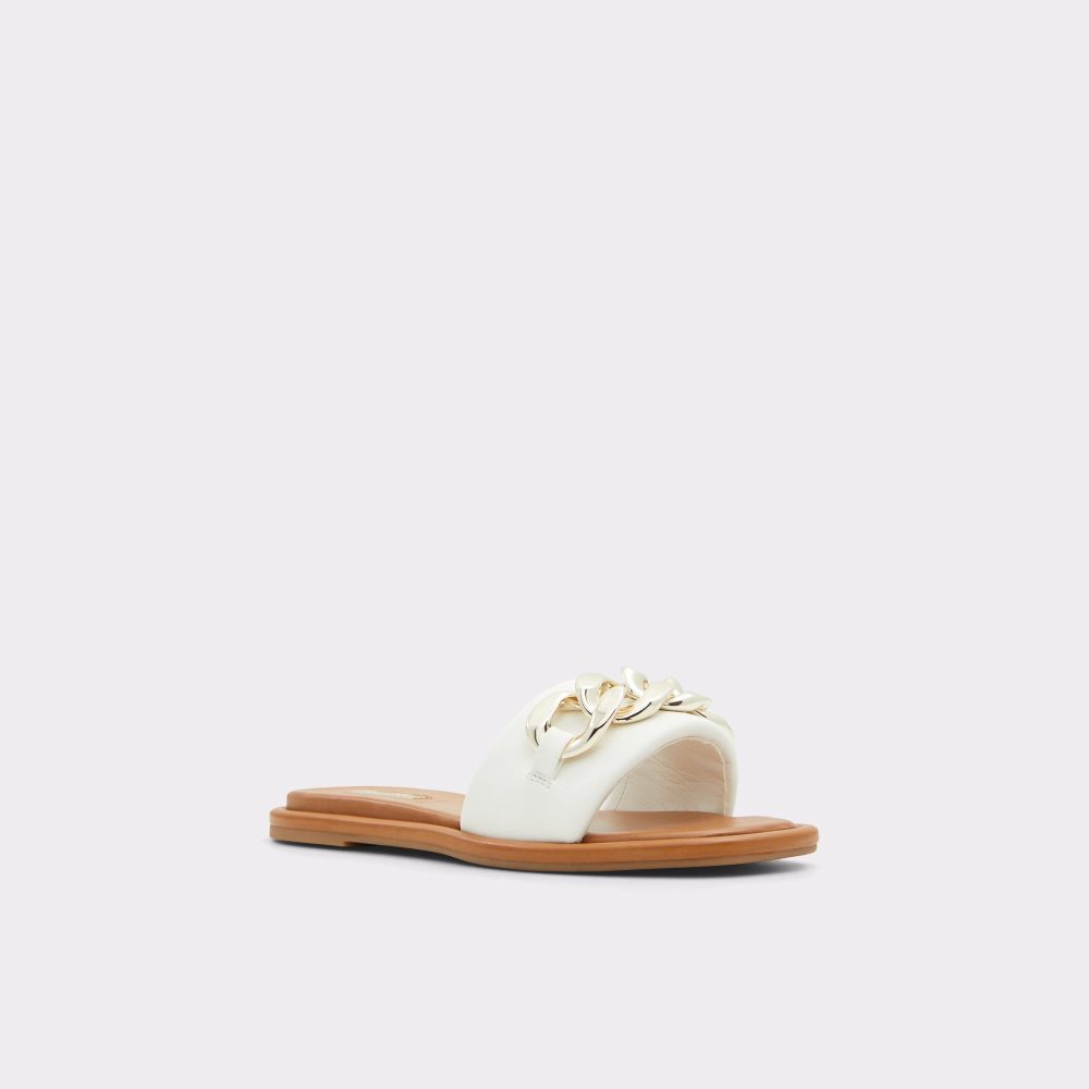 Aldo Sydling Slide sandal Sandalet Kadın Beyaz | UEJV23910