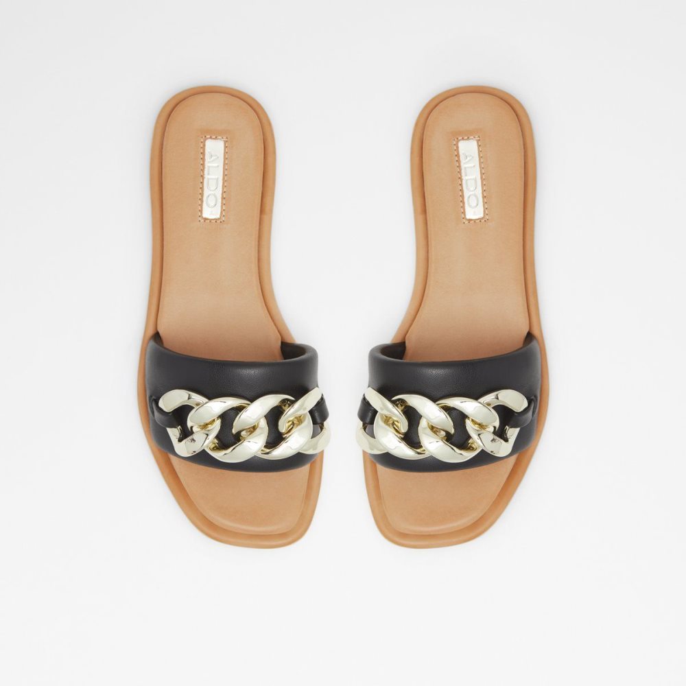 Aldo Sydling Slide sandal Sandalet Kadın Siyah | AWCN98716