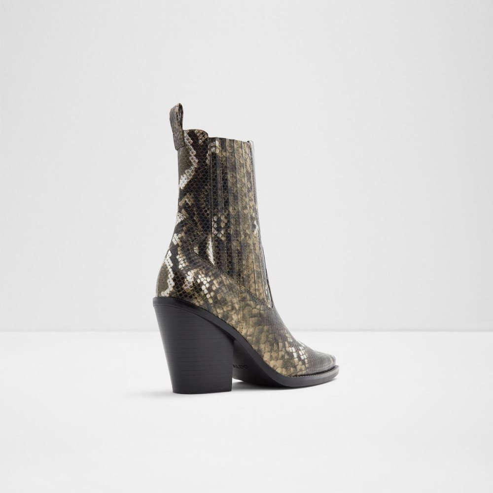 Aldo Talladega Western boot Perfect Pairings Kadın Haki | ZQAU58906