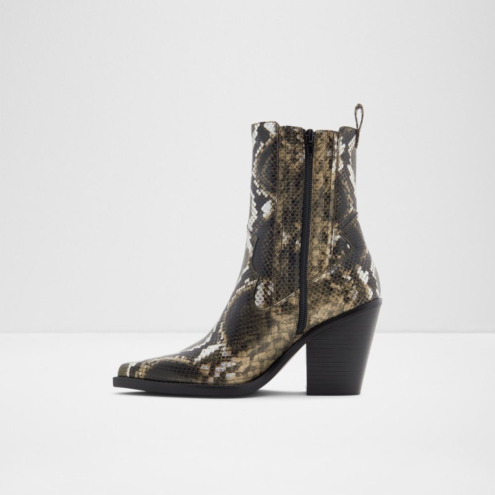 Aldo Talladega Western boot Perfect Pairings Kadın Haki | ZQAU58906