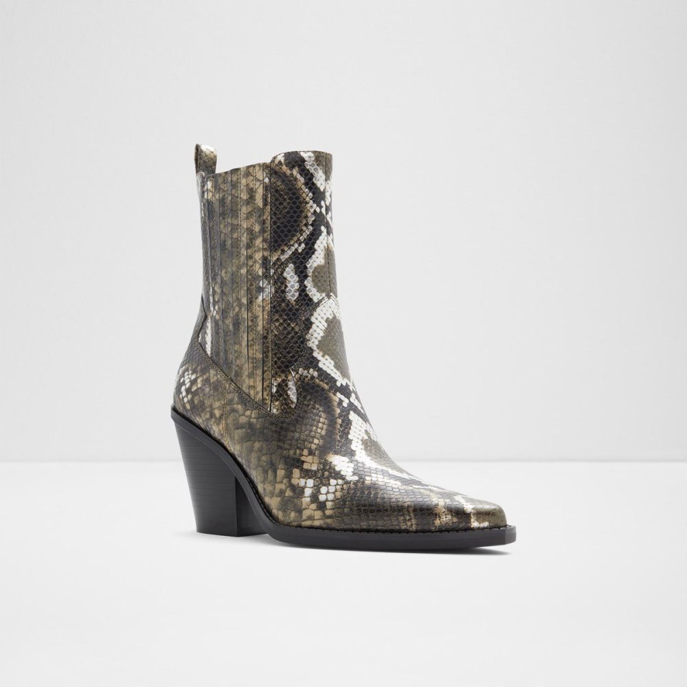 Aldo Talladega Western boot Perfect Pairings Kadın Haki | ZQAU58906