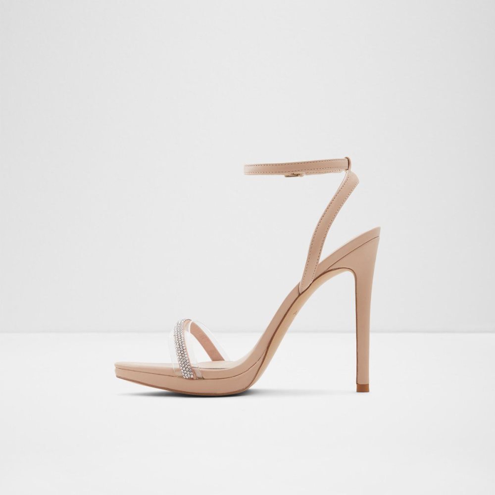 Aldo Thirakin High heel sandal - Stiletto heel Topuklu Ayakkabılar Kadın Bej Rengi | FDAQ18032