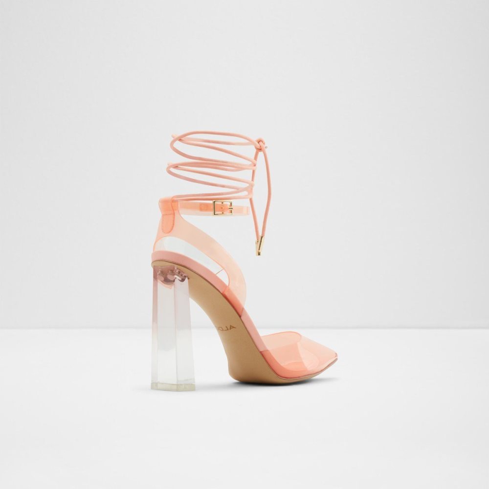 Aldo Tilah Strappy heeled shoe - Block heel Topuklu Ayakkabılar Kadın Açık Turuncu | BSON52631