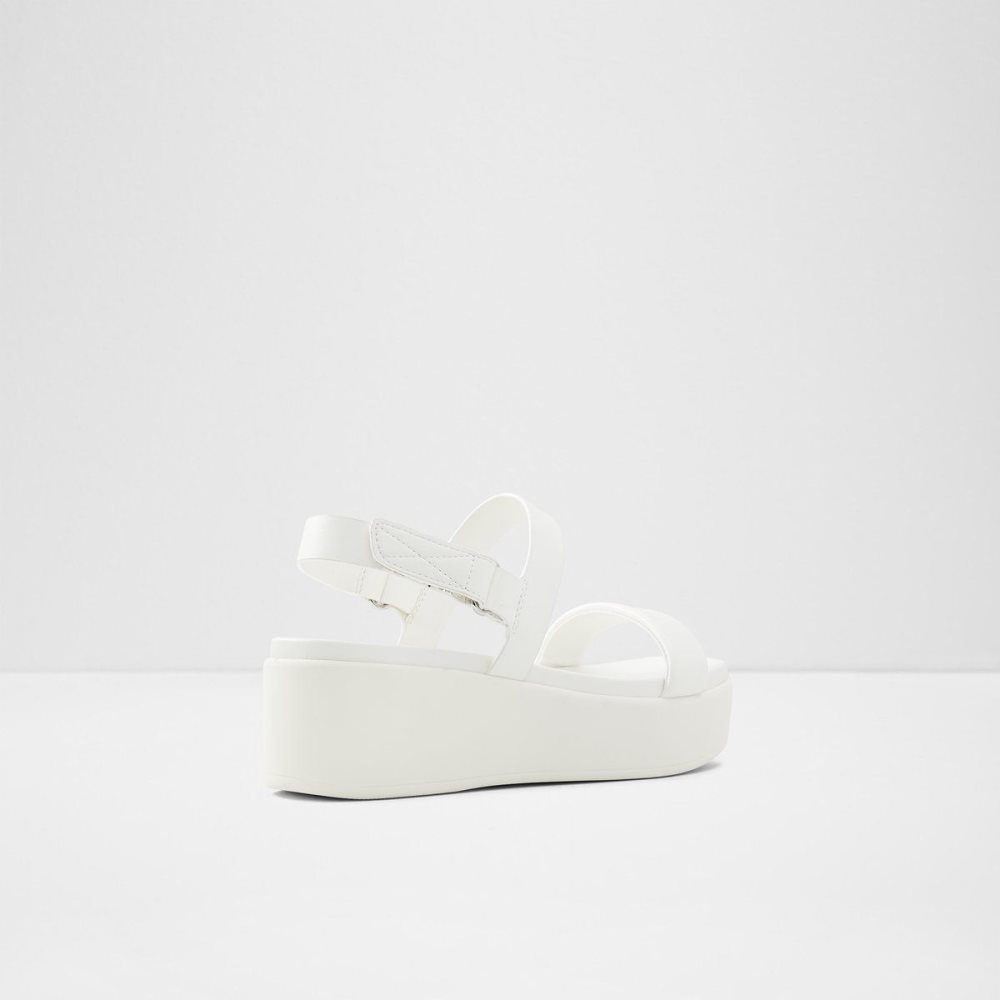 Aldo Tisdal Strappy wedge sandal - Wedge heel Sandalet Kadın Beyaz | QNAR60423