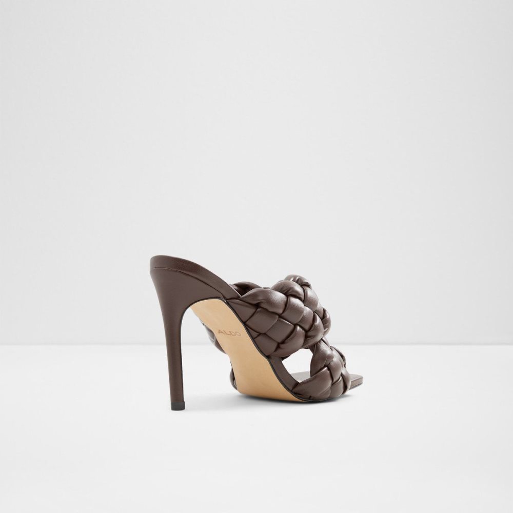 Aldo Tressu High heel sandal - Stiletto heel Sandalet Kadın Koyu Kahverengi | UMFN01392