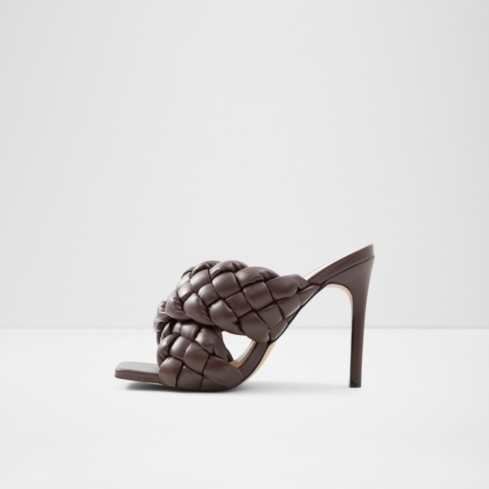 Aldo Tressu High heel sandal - Stiletto heel Sandalet Kadın Koyu Kahverengi | UMFN01392