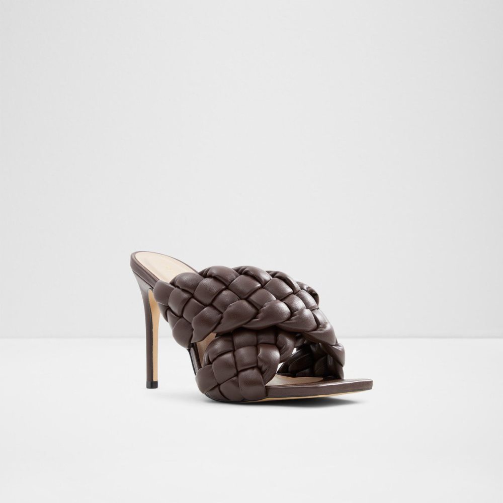 Aldo Tressu High heel sandal - Stiletto heel Sandalet Kadın Koyu Kahverengi | UMFN01392