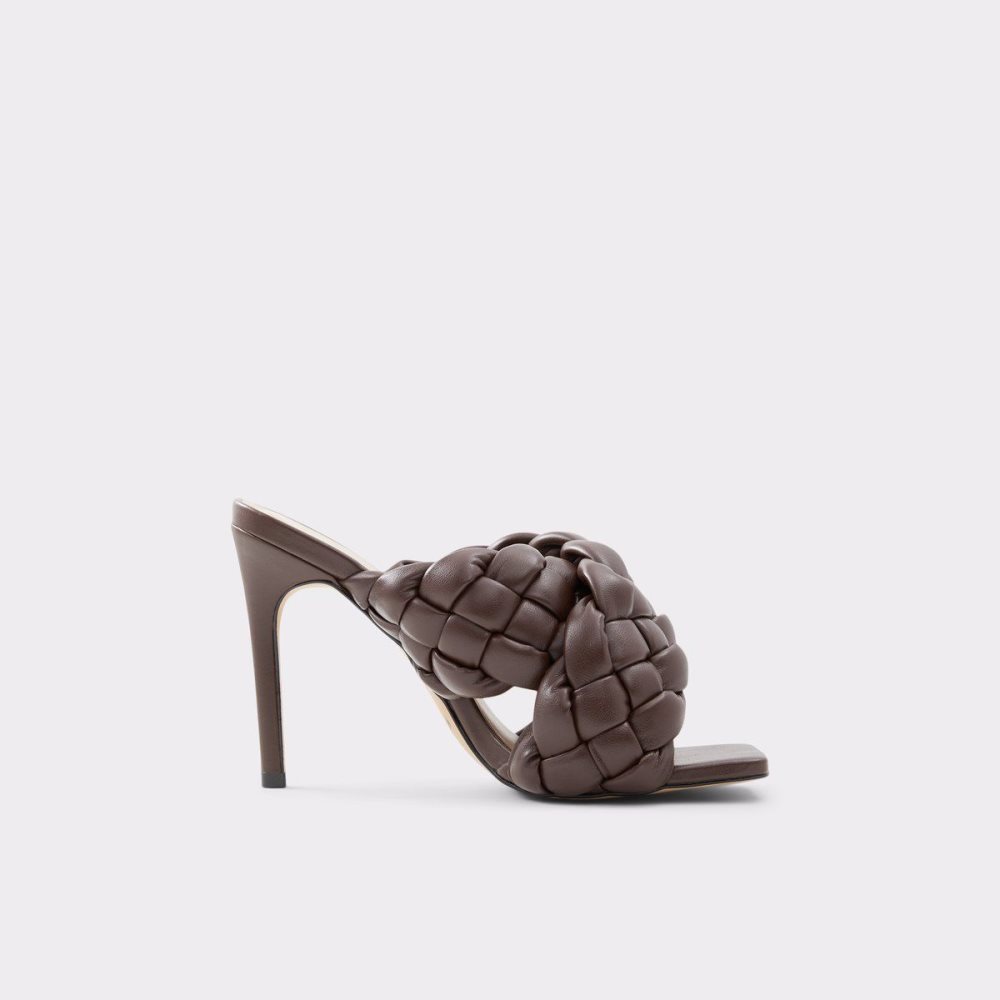 Aldo Tressu High heel sandal - Stiletto heel Sandalet Kadın Koyu Kahverengi | UMFN01392