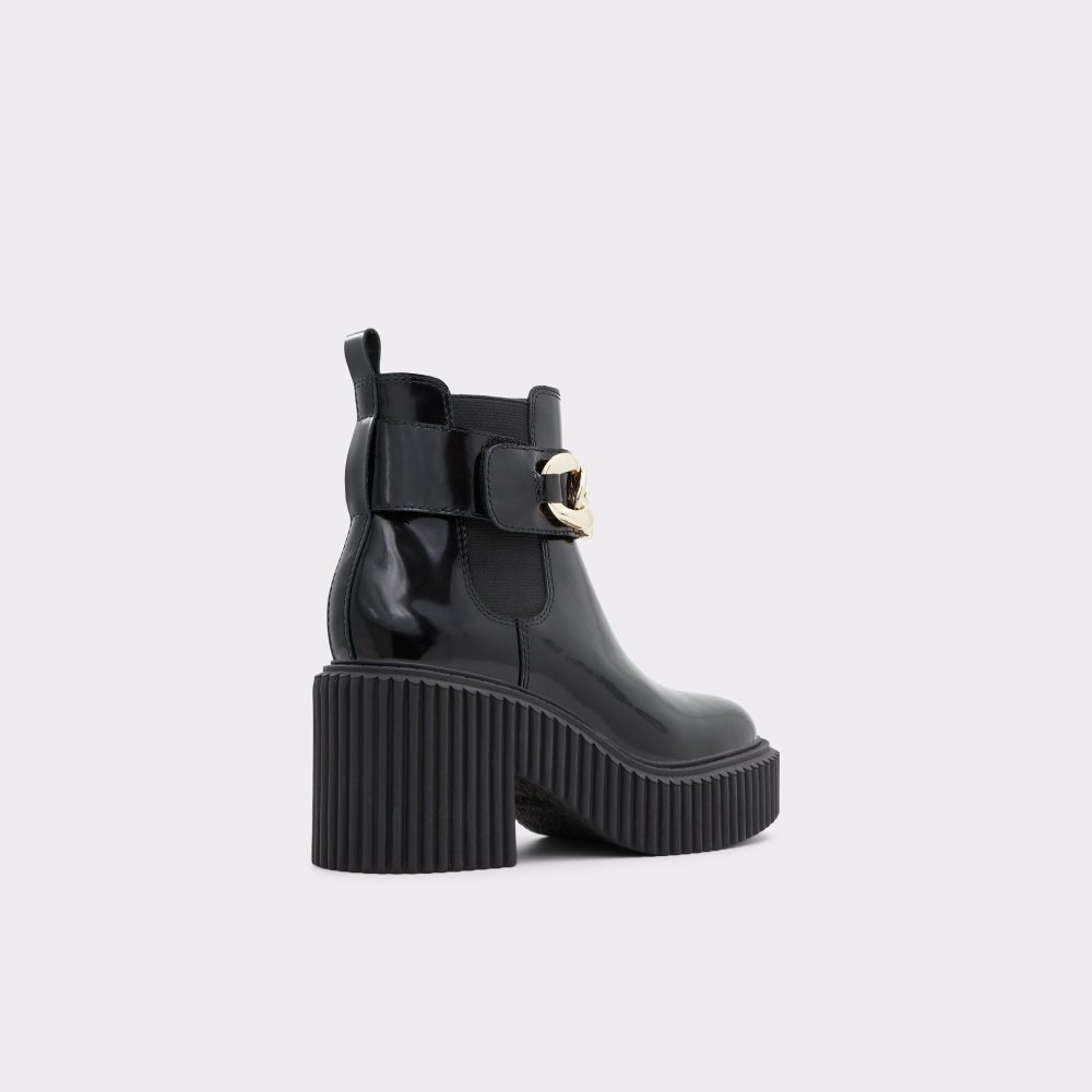 Aldo Upgrade Chelsea boot - Lug sole Chelsea Bot Kadın Siyah | TGWR67415