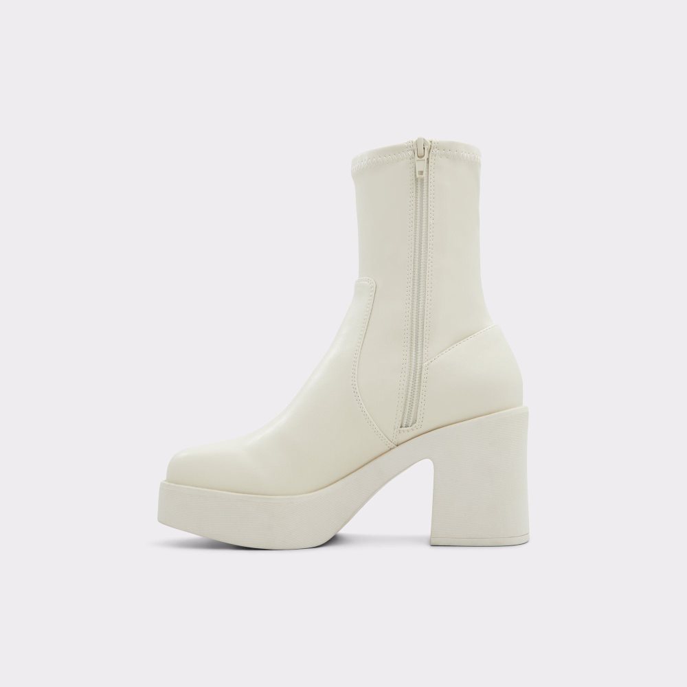 Aldo Upstep Ankle boot Kısa Bot Kadın Beyaz | OMIS12793