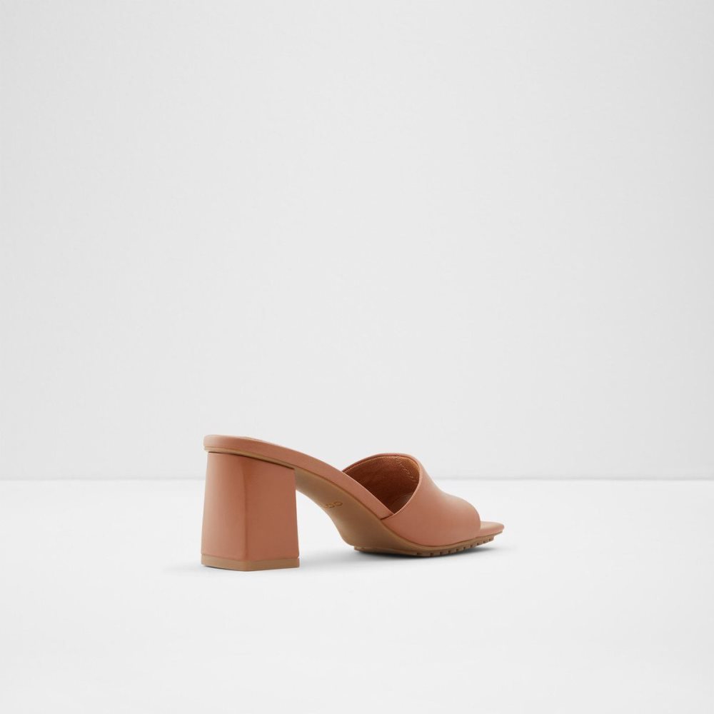 Aldo Velalith High heel sandal - Block heel Blok Topuklu Ayakkabı Kadın Kahverengi | MLPW89750