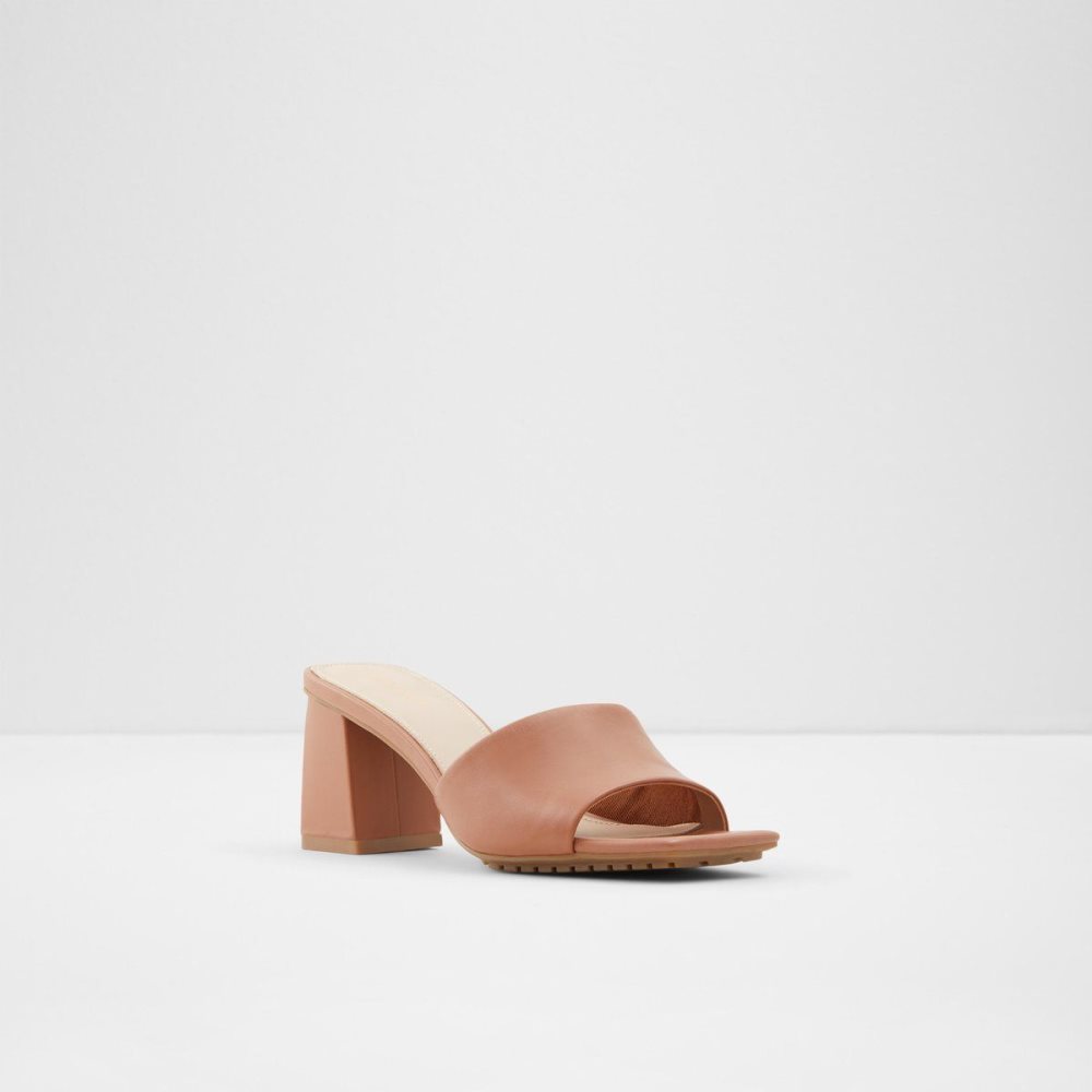 Aldo Velalith High heel sandal - Block heel Blok Topuklu Ayakkabı Kadın Kahverengi | MLPW89750