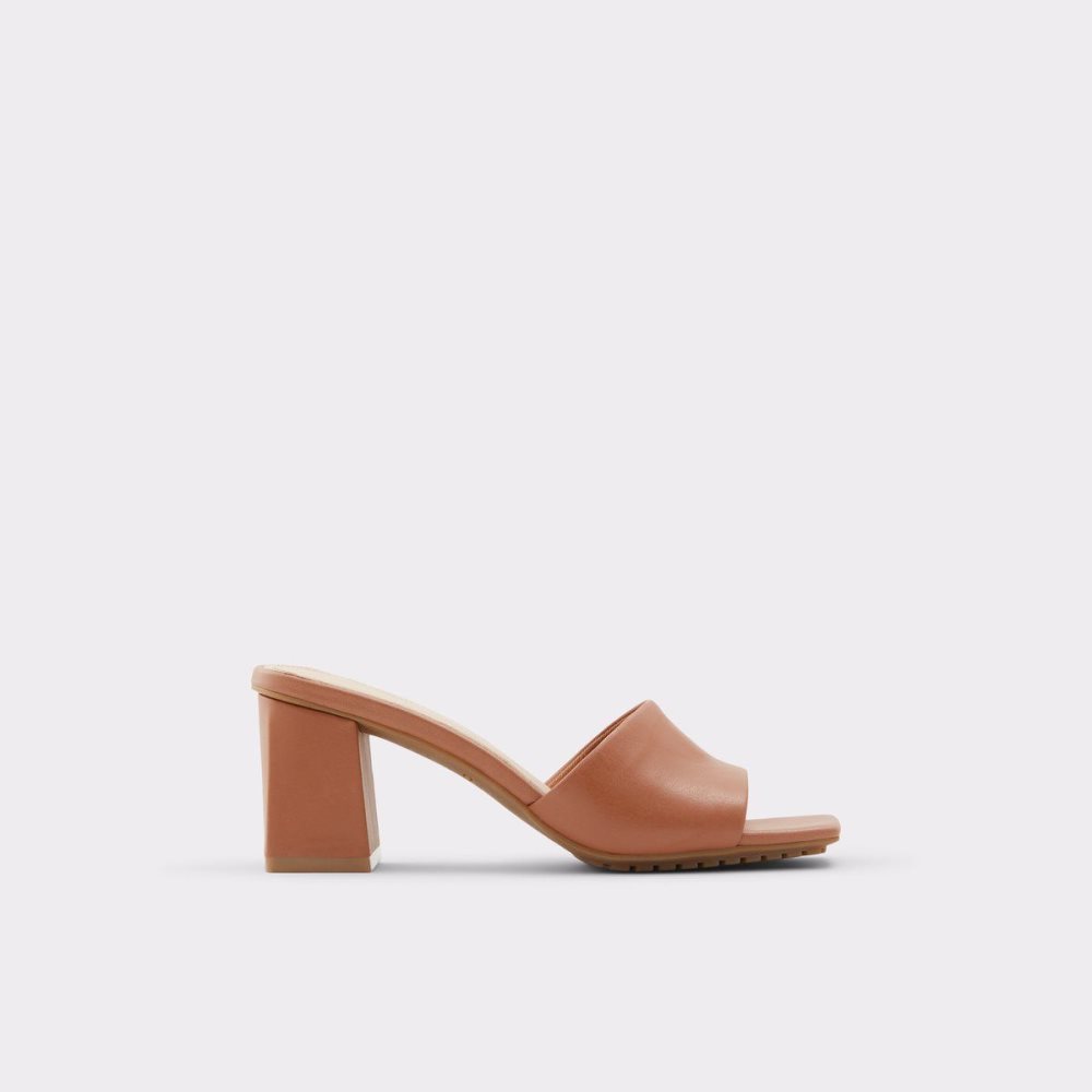 Aldo Velalith High heel sandal - Block heel Blok Topuklu Ayakkabı Kadın Kahverengi | MLPW89750