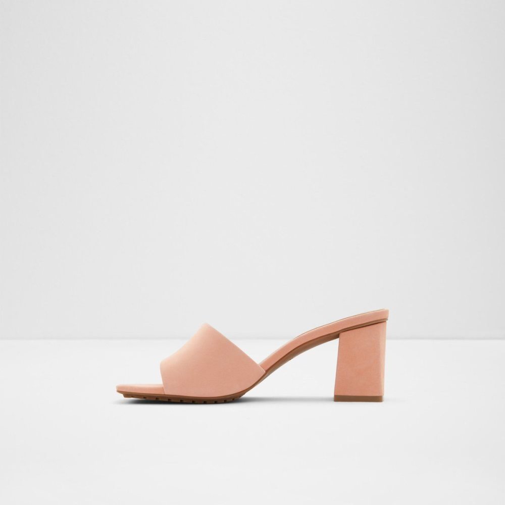 Aldo Velalith High heel sandal - Block heel Blok Topuklu Ayakkabı Kadın Açık Turuncu | NWAL81973