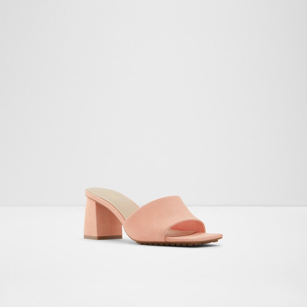 Aldo Velalith High heel sandal - Block heel Blok Topuklu Ayakkabı Kadın Açık Turuncu | NWAL81973