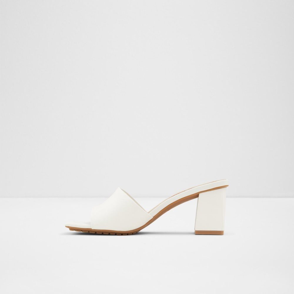 Aldo Velalith High heel sandal - Block heel Blok Topuklu Ayakkabı Kadın Beyaz | GUWK26713