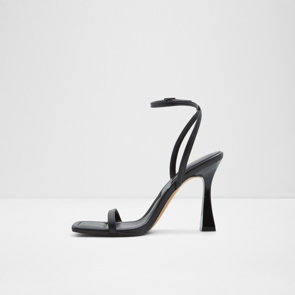 Aldo Vivanti Ankle strap heeled sandal Blok Topuklu Ayakkabı Kadın Siyah | XDOW41637