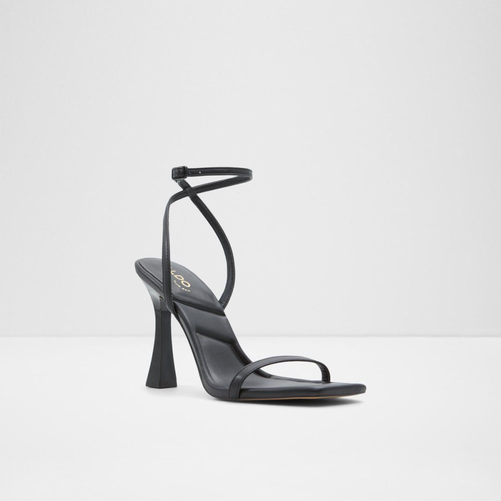 Aldo Vivanti Ankle strap heeled sandal Blok Topuklu Ayakkabı Kadın Siyah | XDOW41637