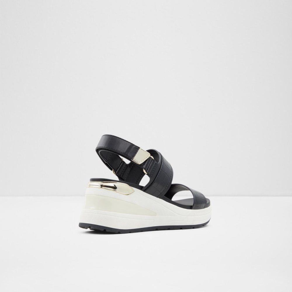 Aldo Wedge sandal - Wedge heel Sandalet Kadın Siyah | VYNS72039