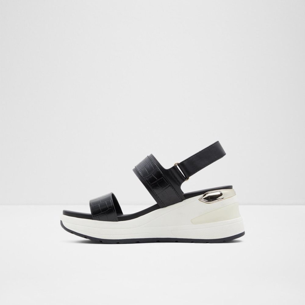 Aldo Wedge sandal - Wedge heel Sandalet Kadın Siyah | VYNS72039