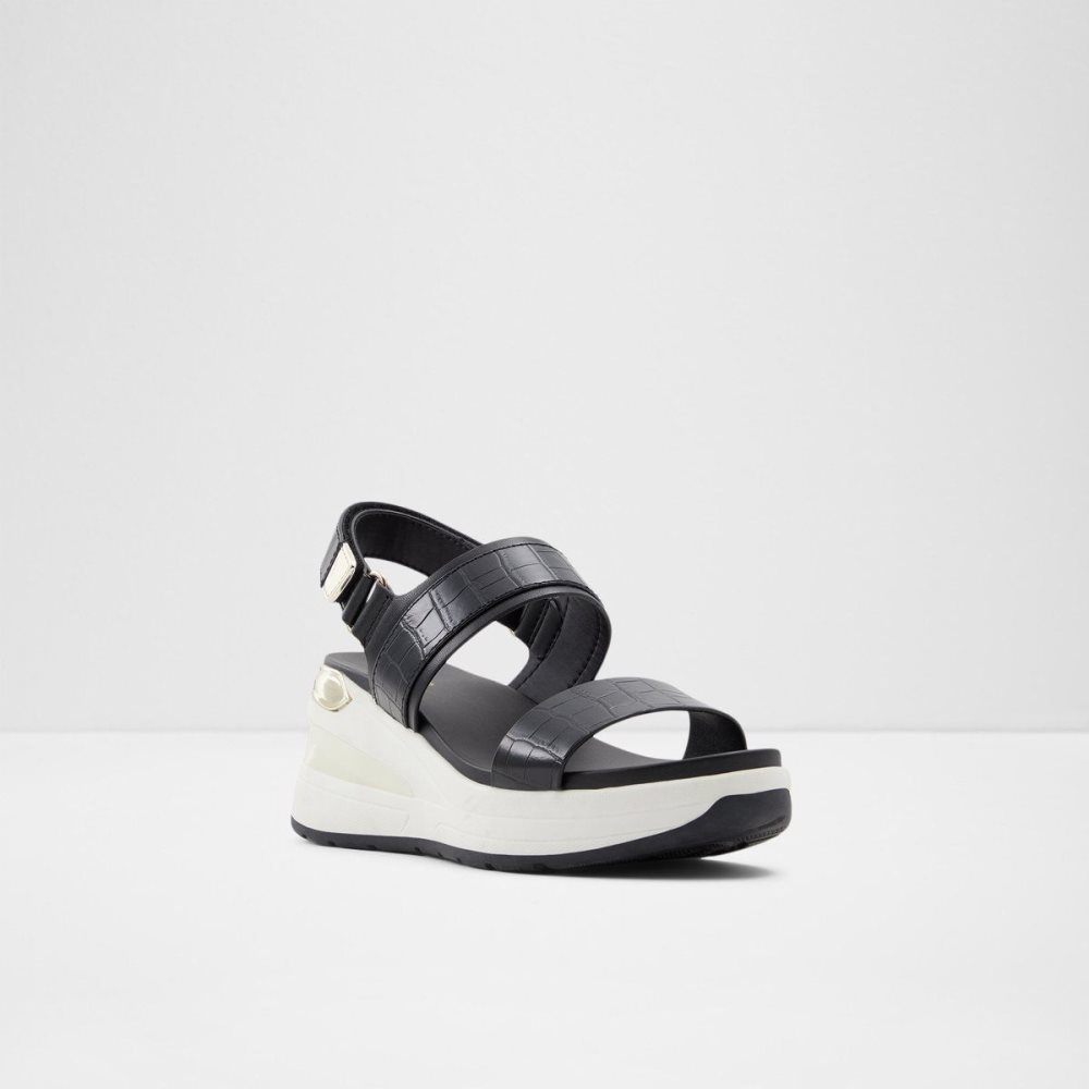 Aldo Wedge sandal - Wedge heel Sandalet Kadın Siyah | VYNS72039